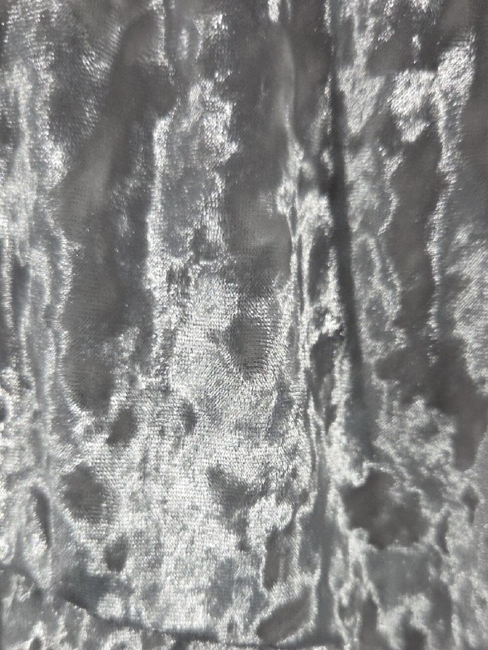 Victoria's Secret Crushed Velvet Ruffle Lounge Shorts - Light Silver - Picture 2 of 7